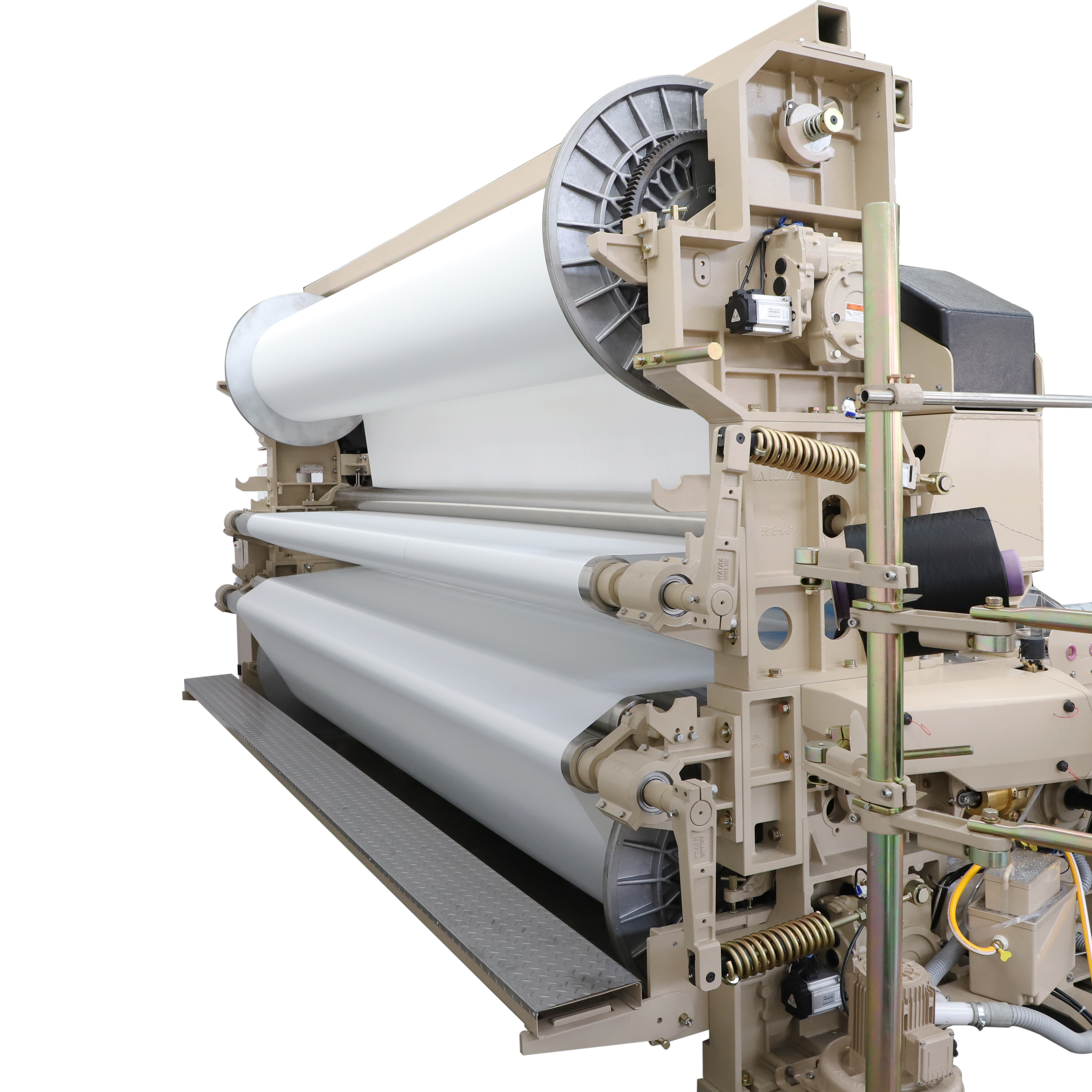 Как отрегулировать систему подачи утка на водоструйном ткацком станке?